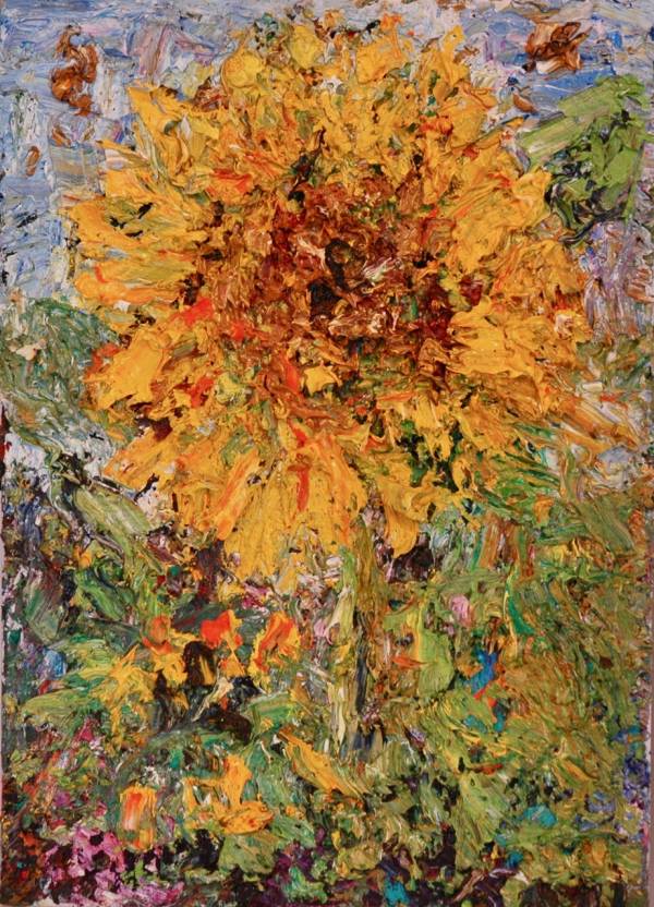- Oil on Canvas, Painting by Michael Strang, measuring 35 x 35 cm (H x W) £2000